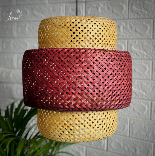 Three Stage Lampshade - Chocolate color (Without Electrical Accessories)