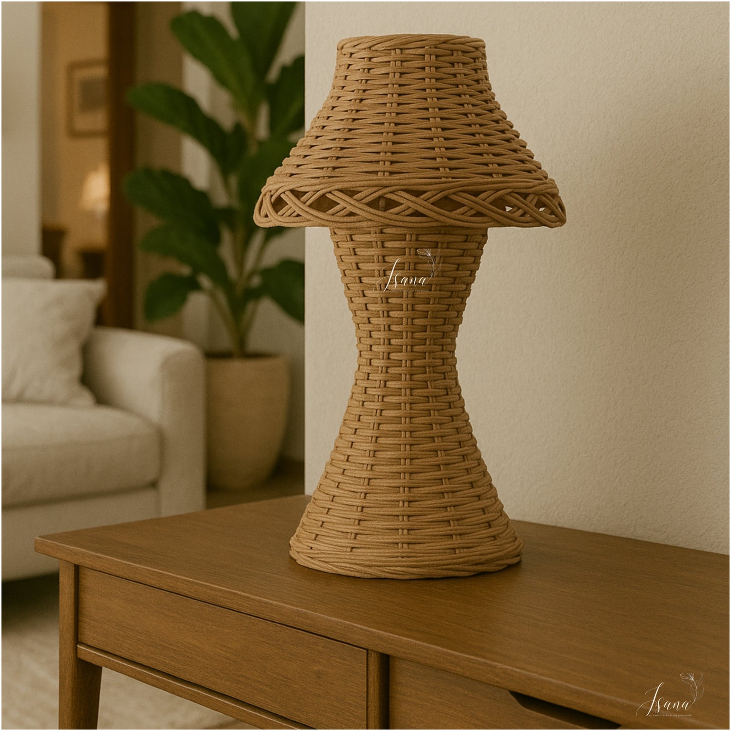 Cane Table Lampshade