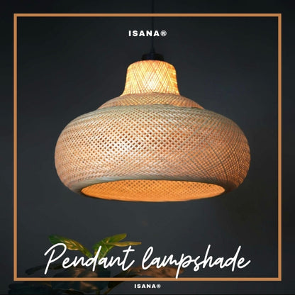Hanging Natural Lampshade (Without Electrical Accessories)