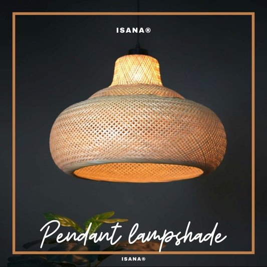 Hanging Natural Lampshade (Without Electrical Accessories)