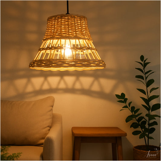 Cane Hanging Lampshade