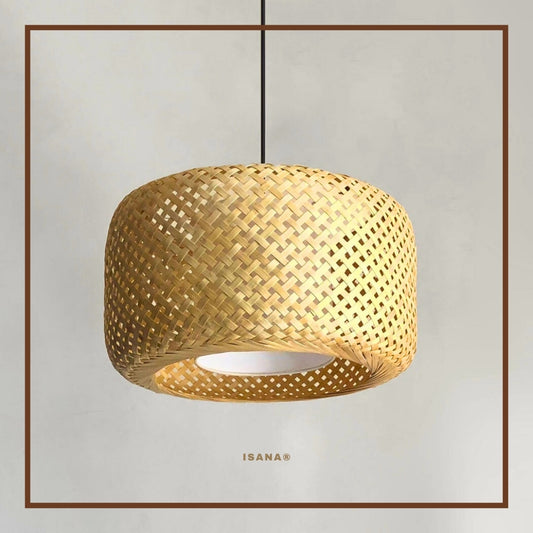 Hanging Natural Lampshade - With Diffuser Sheet (Without Electrical Accessories)