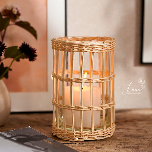 Cane Candle Holder