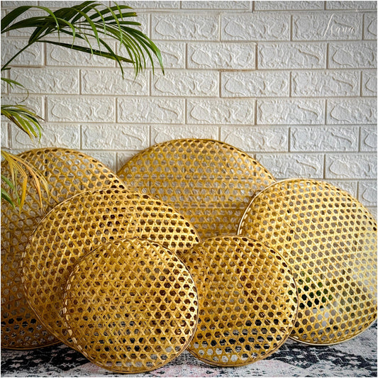STAR BAMBOO MAT LAMPSHADES