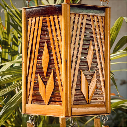 Hanging Lampshade - 6 corner - (Without Electrical Accessories)