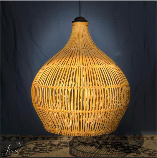 Rattan look Lampshade - (Without Electrical Accessories)