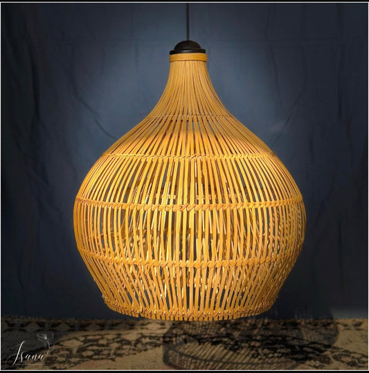 Rattan look Lampshade - (Without Electrical Accessories)