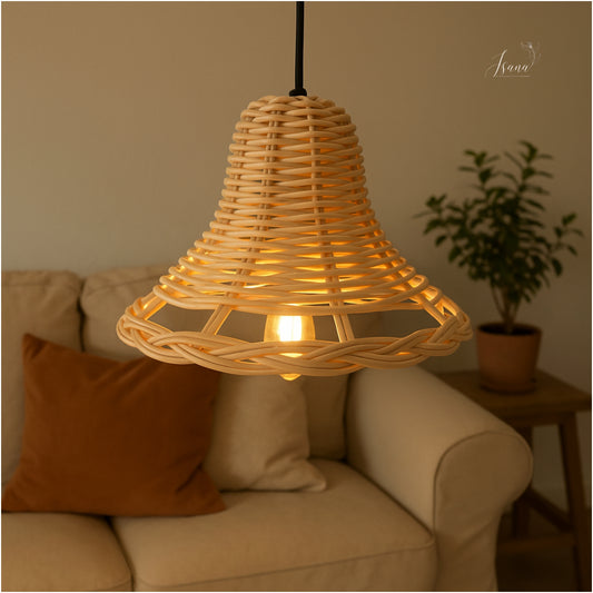 Cane Hanging Lampshade