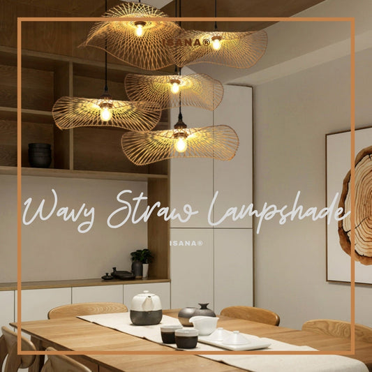 Wavy Straw Lampshade