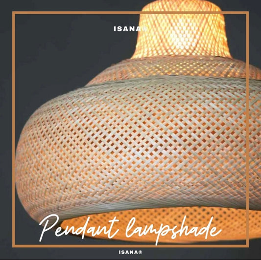 Hanging Natural Lampshade (Without Electrical Accessories)