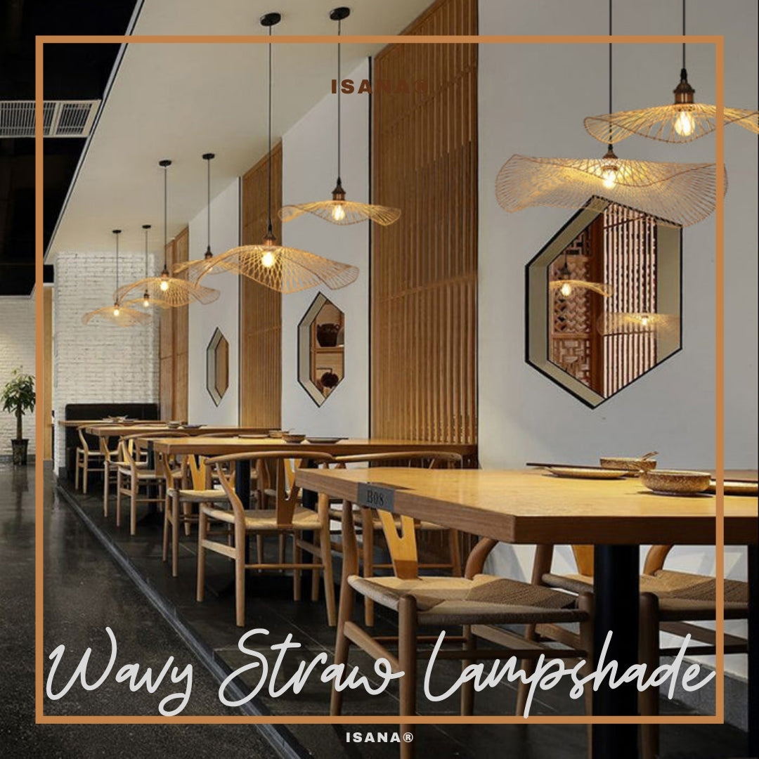 Wavy Straw Lampshade