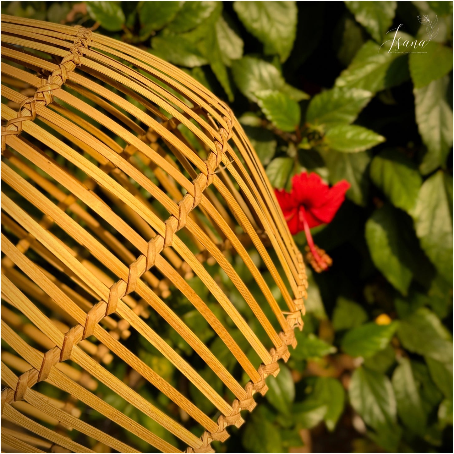 Rattan look Lampshade - (Without Electrical Accessories)