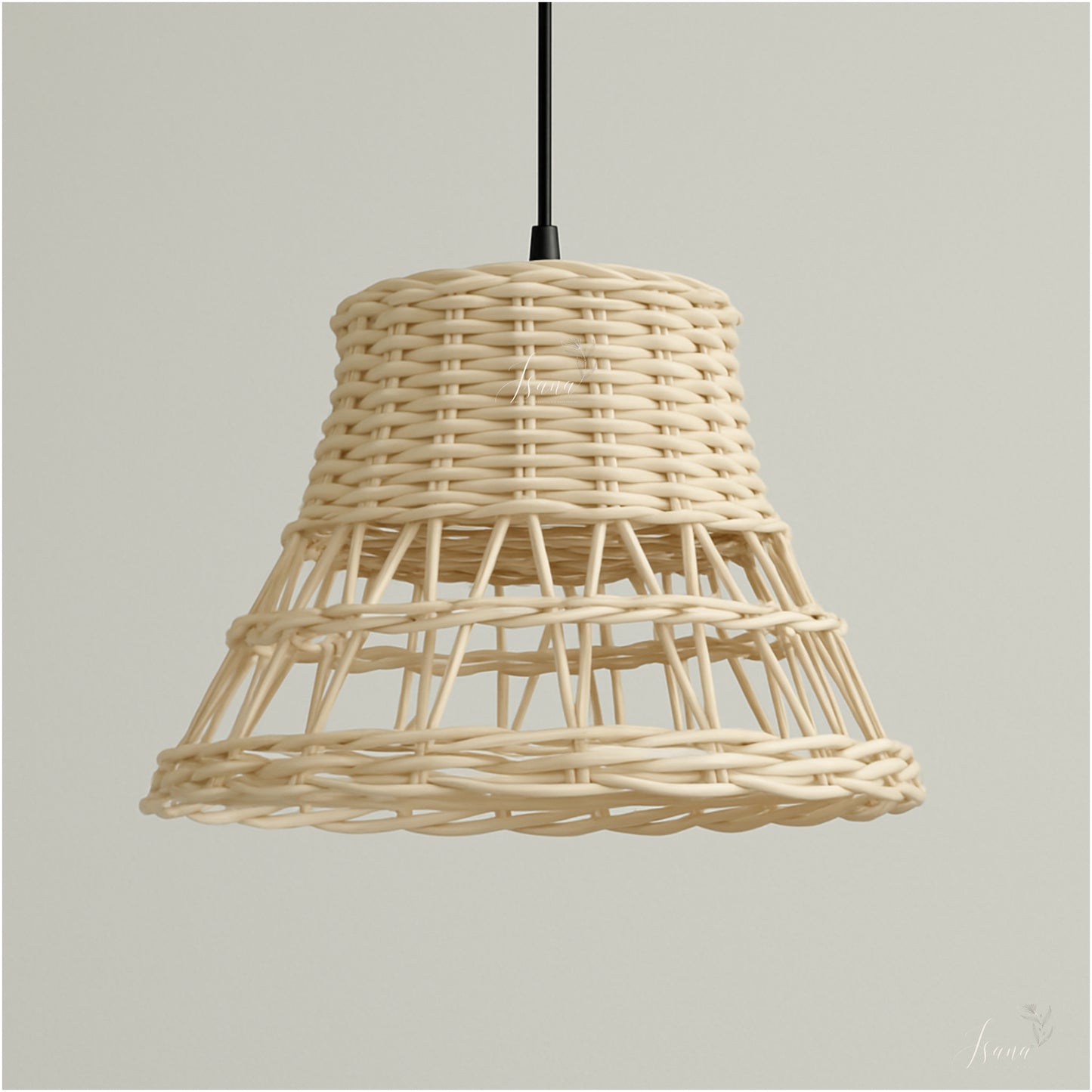 Cane Hanging Lampshade