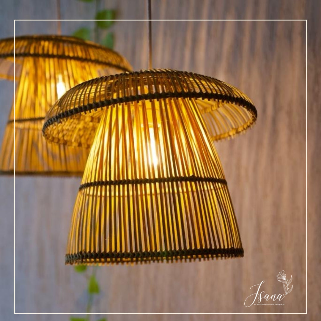 Rattan look Lampshade - (Without Electrical Accessories)