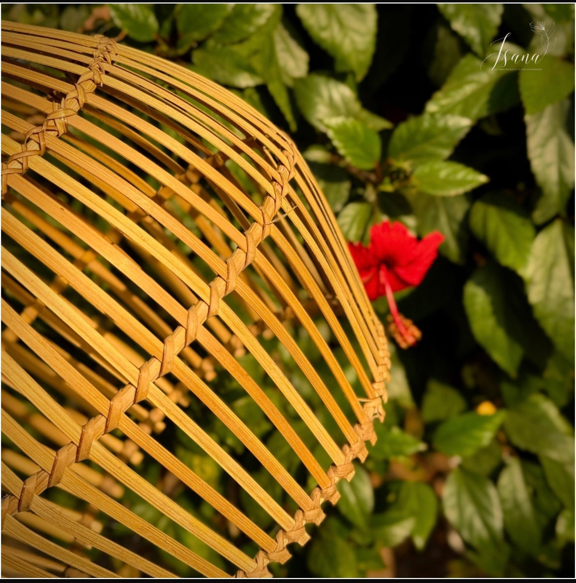 Rattan look Lampshade - (Without Electrical Accessories)