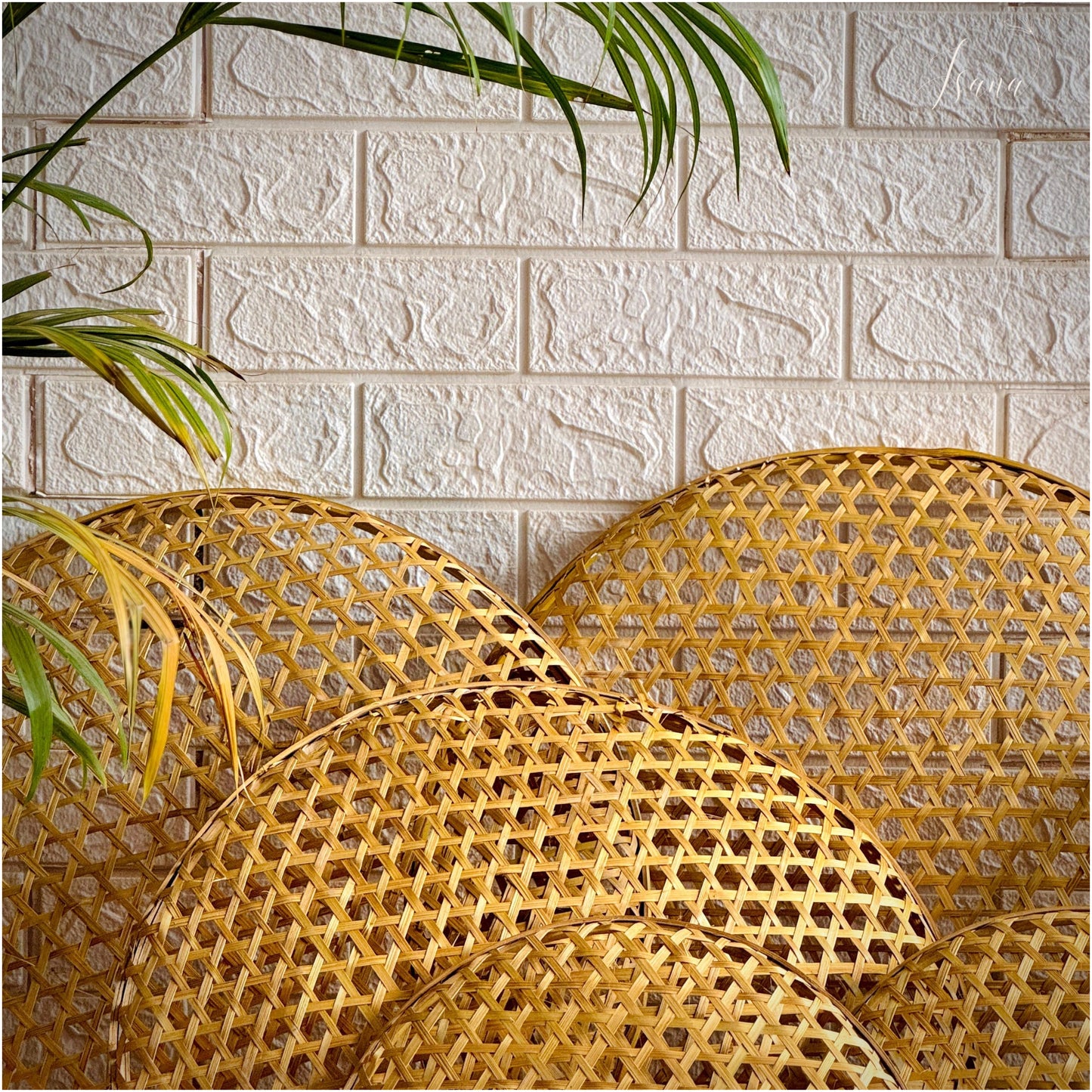 STAR BAMBOO MAT LAMPSHADES