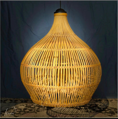 Rattan look Lampshade - (Without Electrical Accessories)