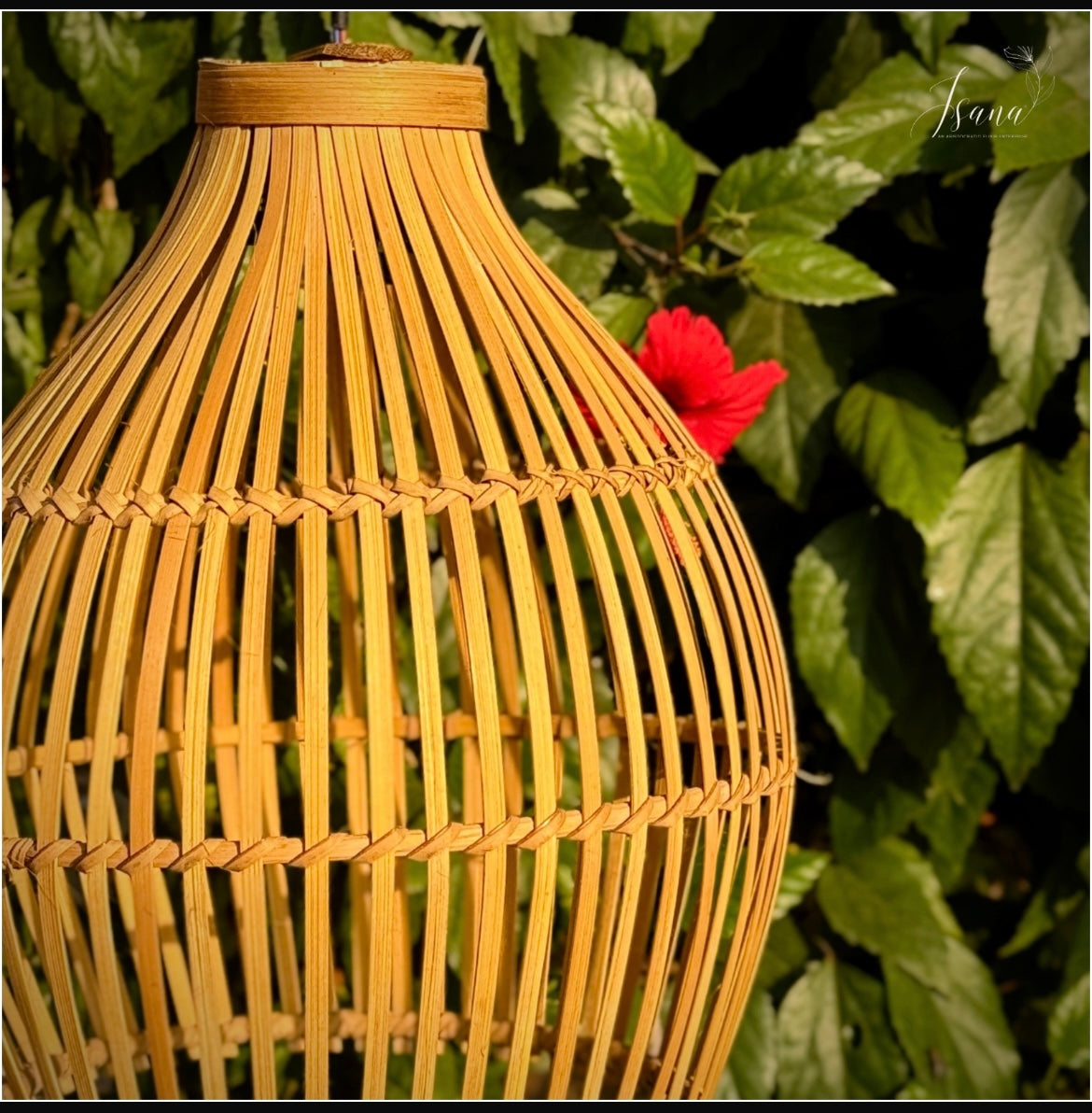 Rattan look Lampshade - (Without Electrical Accessories)
