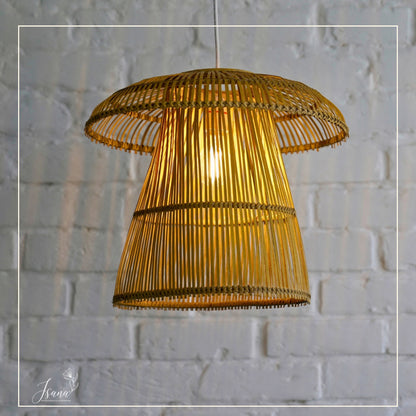 Rattan look Lampshade - (Without Electrical Accessories)