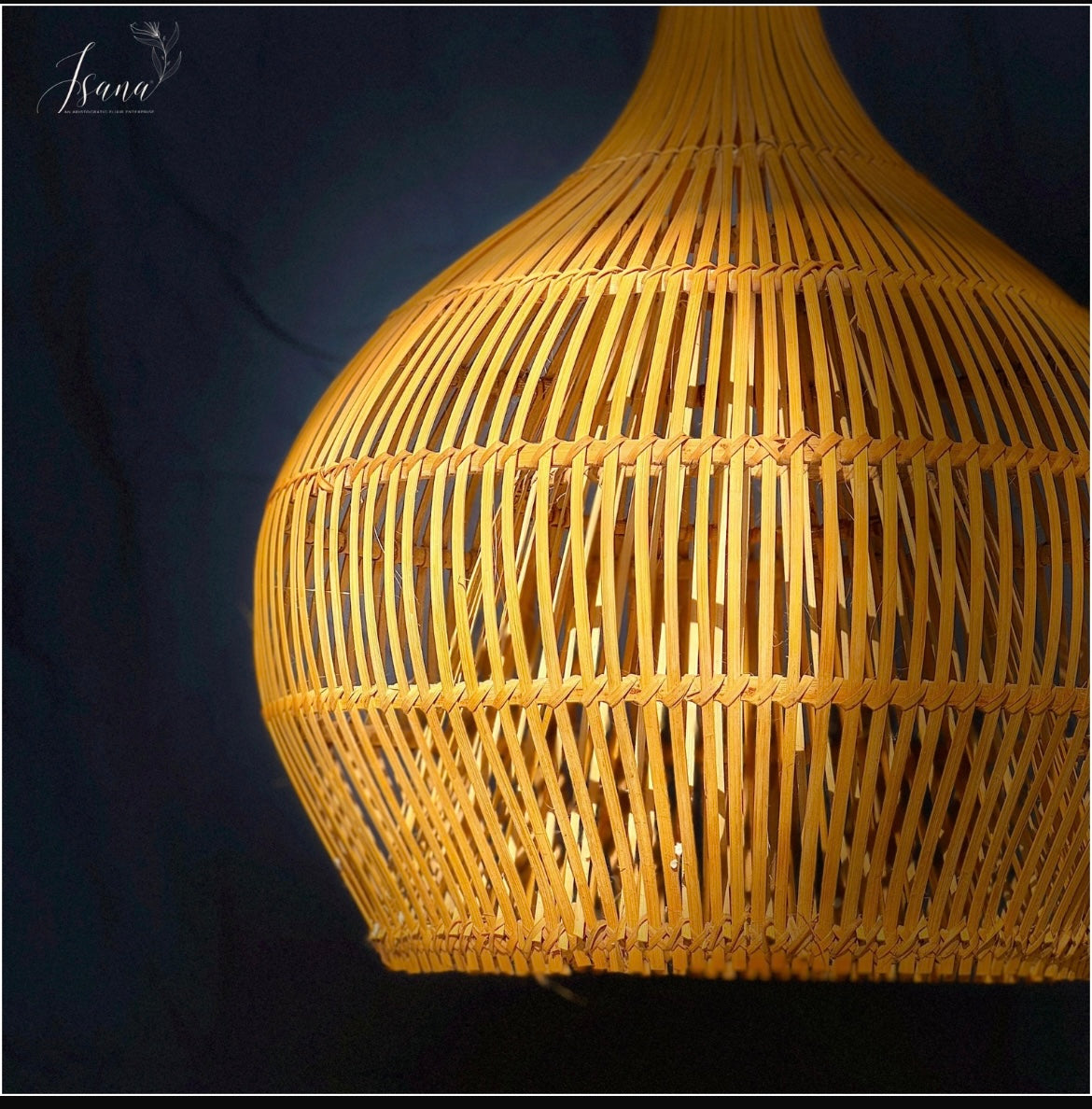 Rattan look Lampshade - (Without Electrical Accessories)