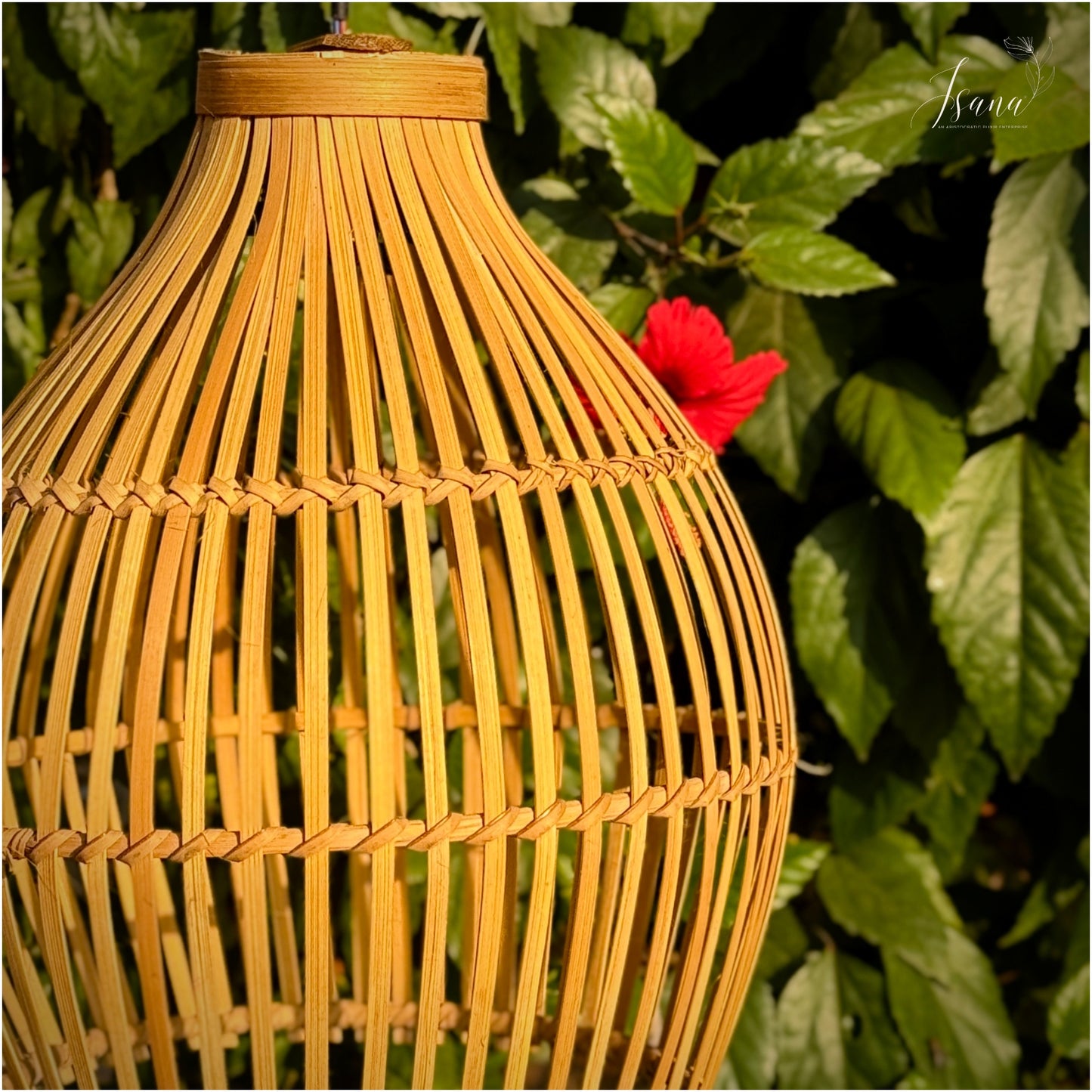 Rattan look Lampshade - (Without Electrical Accessories)