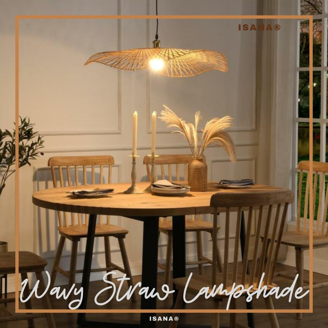Wavy Straw Lampshade