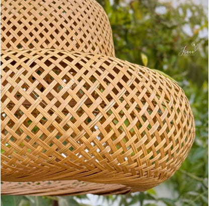 Hanging Natural Lampshade (Without Electrical Accessories)