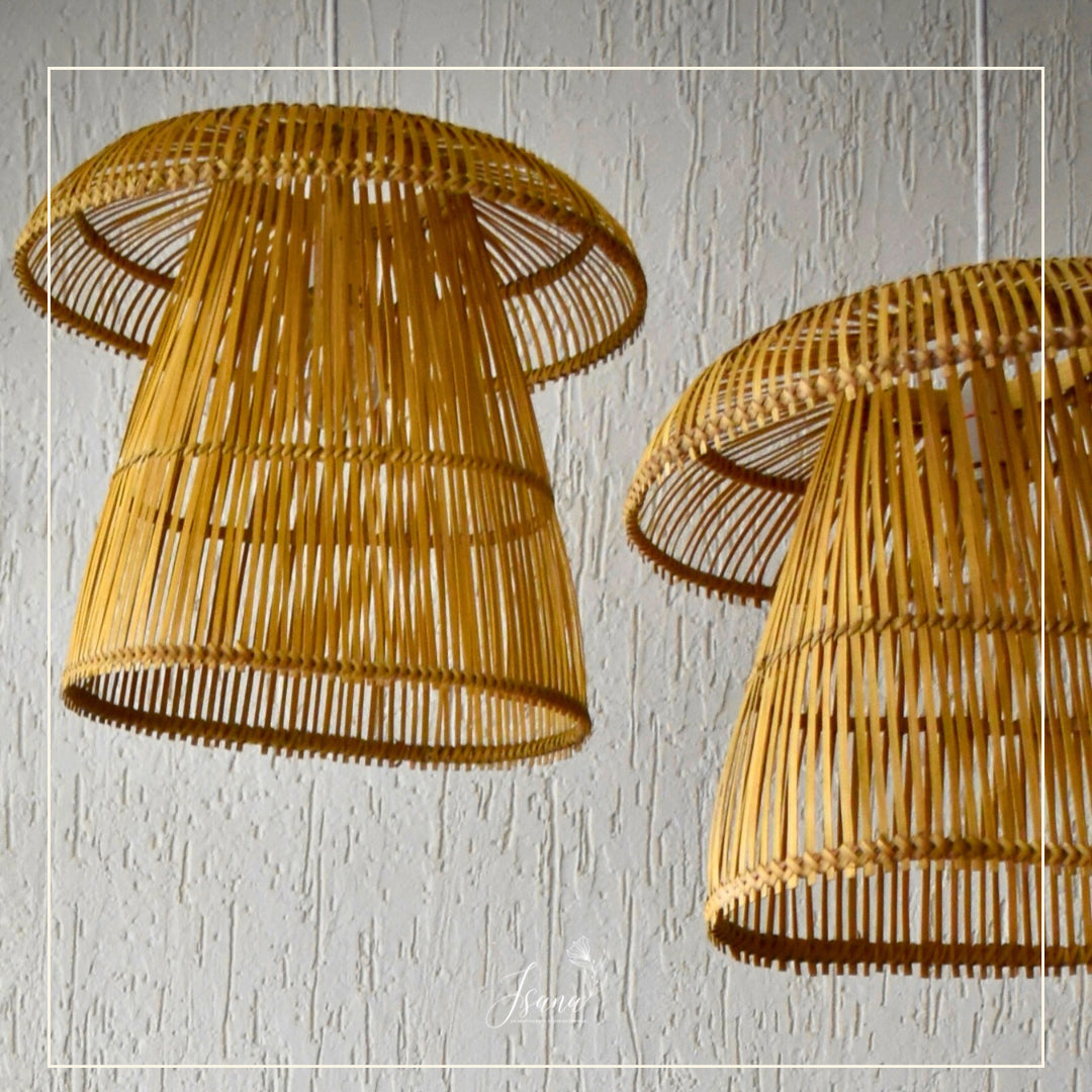 Rattan look Lampshade - (Without Electrical Accessories)