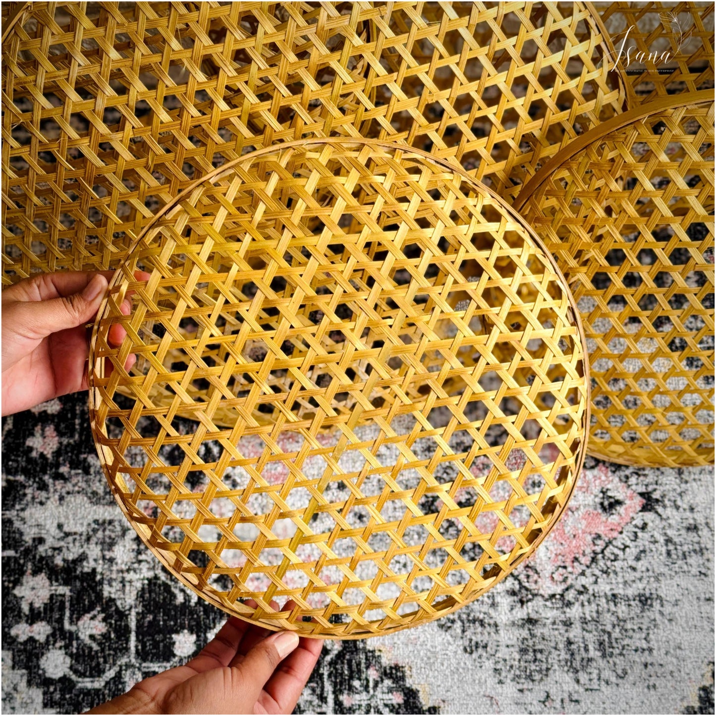 STAR BAMBOO MAT LAMPSHADES