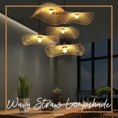 Wavy Straw Lampshade