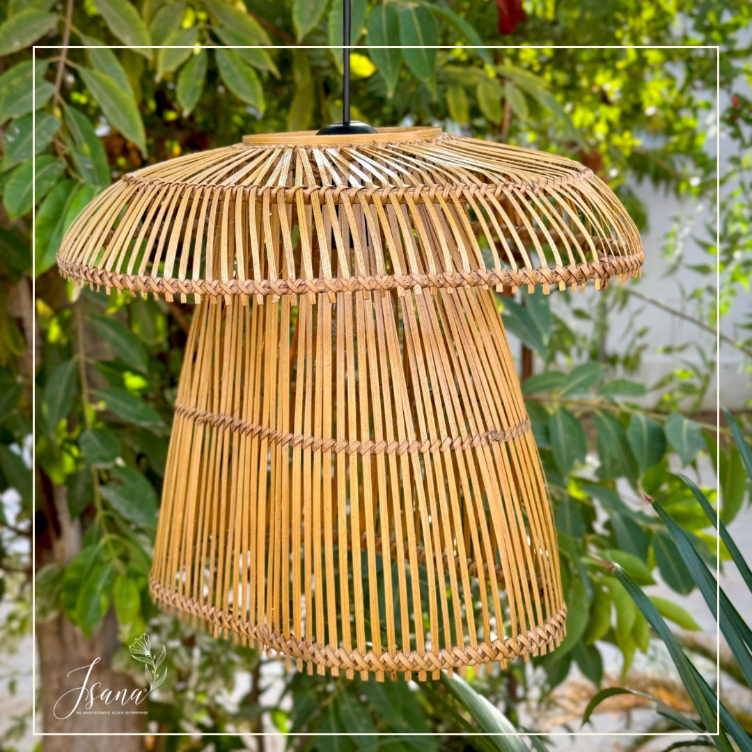 Rattan look Lampshade - (Without Electrical Accessories)