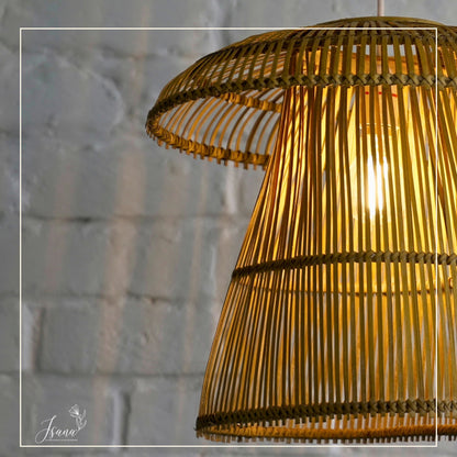 Rattan look Lampshade - (Without Electrical Accessories)