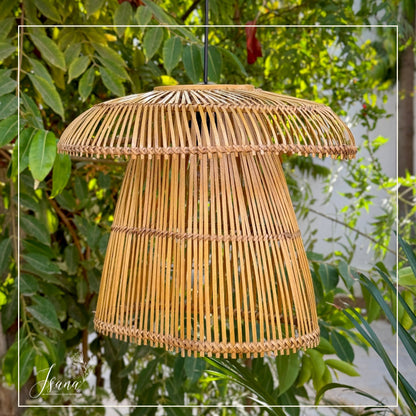 Rattan look Lampshade - (Without Electrical Accessories)