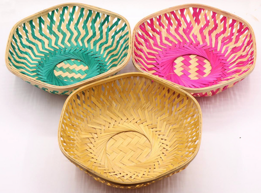 Rangka Hexa Bamboo Basket – Color Edition
