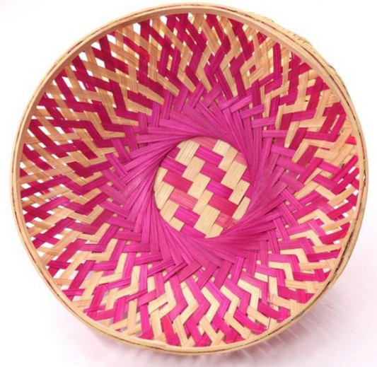 Neelaa Round Bamboo Basket