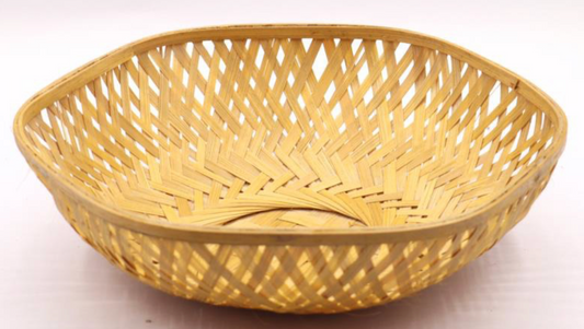 Rangka Hexa Bamboo Basket – Natural Finish