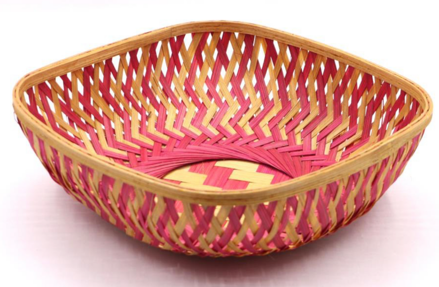 Chitra Square Bamboo Basket – Color Edition