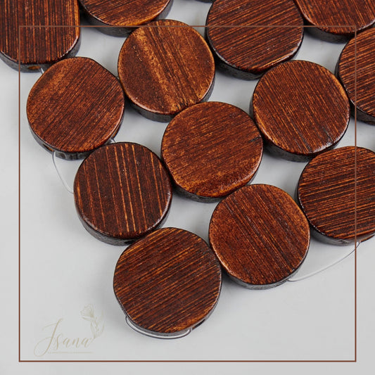 Isana® Bamboo Coaster Set – 6 pcs (Handwoven)