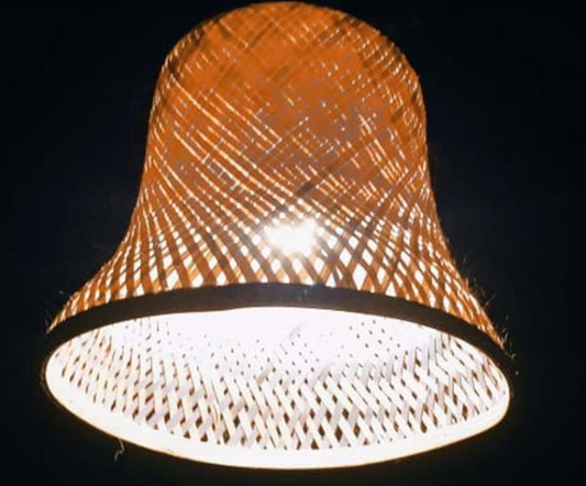 Hanging Bell Lampshade Natural (Without Electrical Accessories)