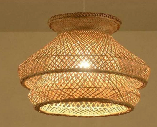 Hanging Natural Lampshade (Without Electrical Accessories)