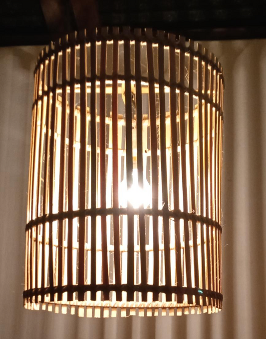 Rattan Look Hanging Lampshade (Without Electrical Accessories)
