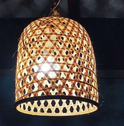 Hanging Natural Lampshade (Without Electrical Accessories)