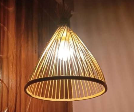 Rattan look Lampshade - (Without Electrical Accessories)