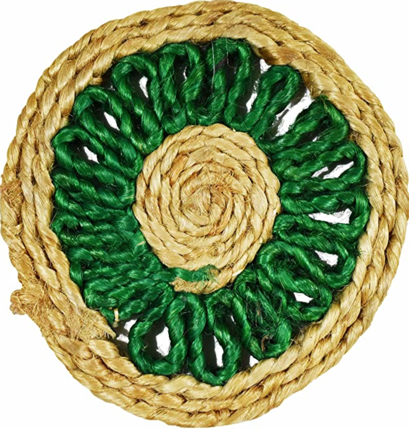Jute Charm Coaster – 4.5" Handwoven Eco-Elegance