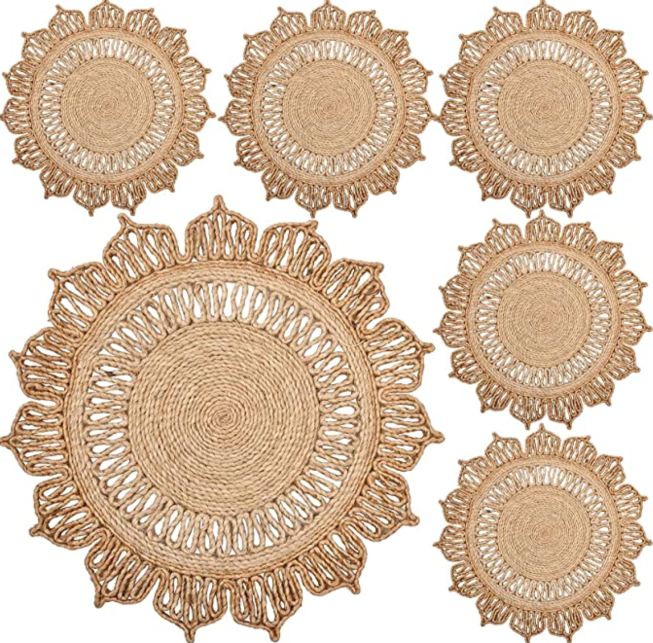 NatureWeave Coaster – 4″ Handcrafted Natural Elegance