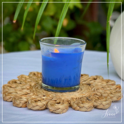 EarthTone Jute Coasters – 6" Handwoven Natural Beauty