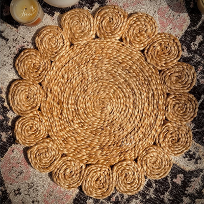 Multipurpose Jute Coasters – 6" Handwoven Rustic Charm
