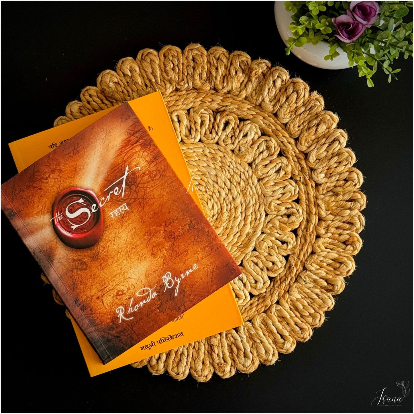 KoshaMini™ Square Jute Coaster – 6″