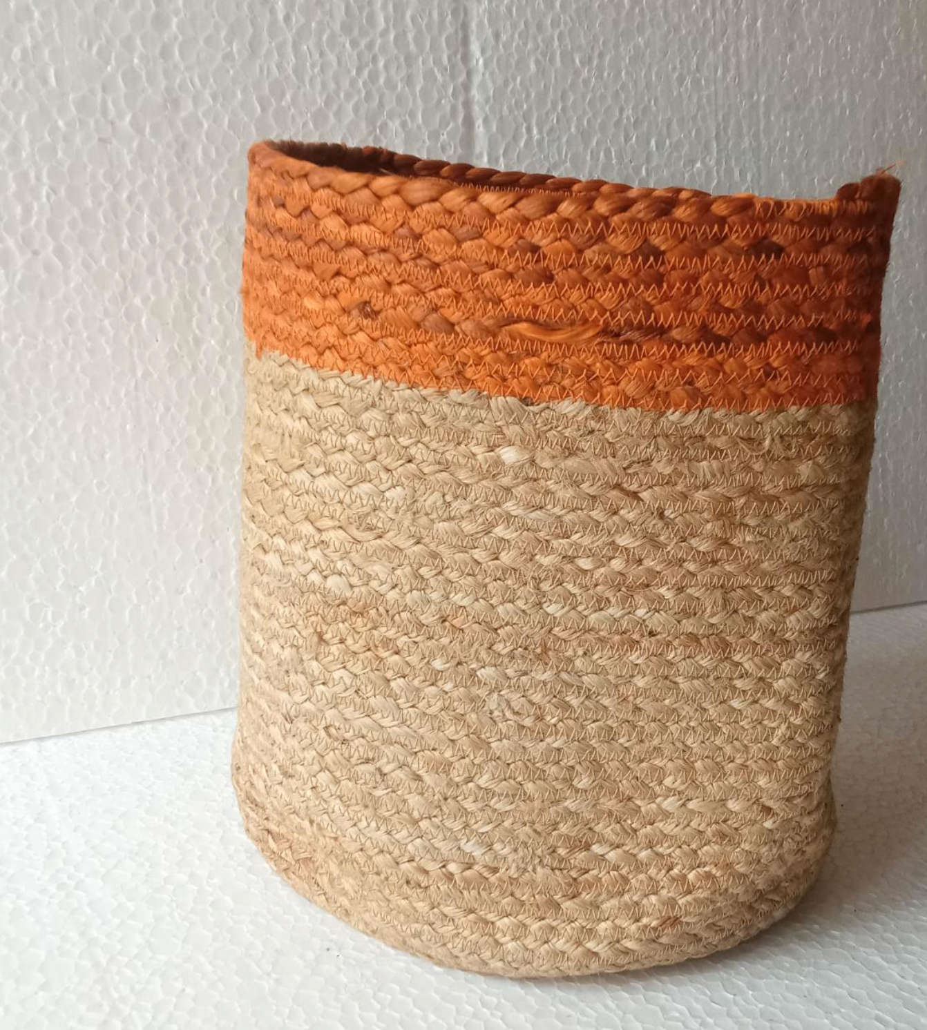 Planter (Natural + Orange Color)
