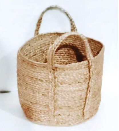 Planter - Natural with Outer Handles
